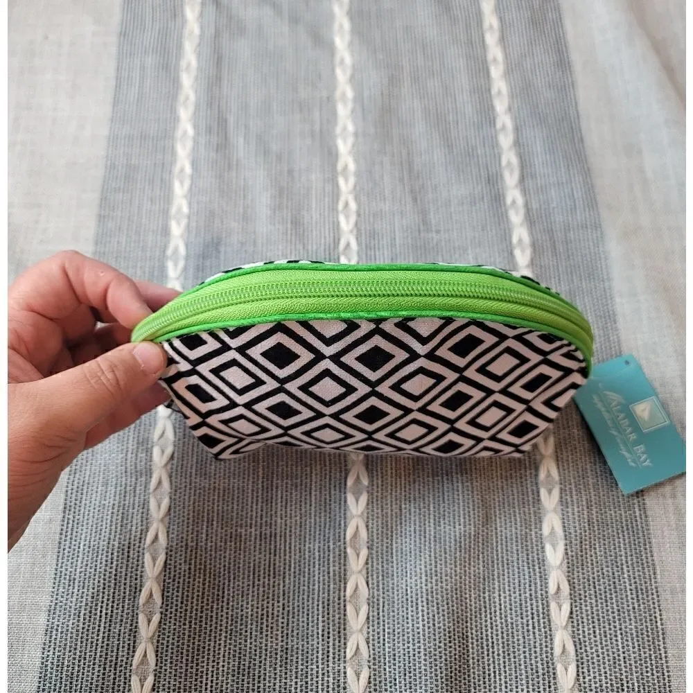 NWT- MALABAR BAY Organic Cotton Makeup Bag Set